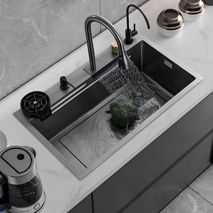 Nano Smart Kitchen Sink (30 x 18 x 9 Inches)